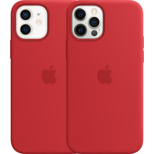 APPLE iPhone 12/12 Pro Siliconen Case (PRODUCT)RED
