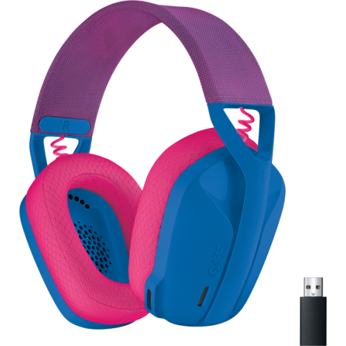 LOGITECH G G435 Draadloze Gaming Headset - Blauw