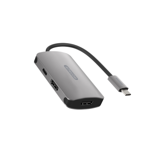 SITECOM CN-398 USB-C naar Dual HDMI Adapter met USB-C PD