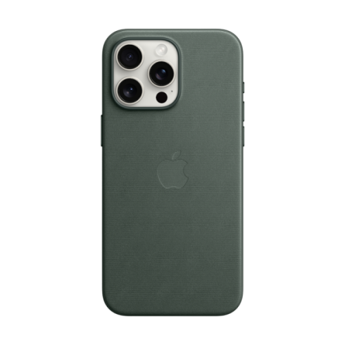 APPLE iPhone 15 Pro Max FineWoven hoesje met MagSafe - Evergreen