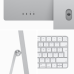APPLE iMac 24-inch Zilver (M3) - 8-core CPU - 10-core GPU - 8GB - 512GB