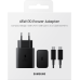 SAMSUNG 45W Power Adapter with C to C cable 1.8 mtr