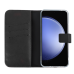 CASEUALS Genuine Leather Wallet Bookcase Telefoonhoesje voor Samsung Galaxy S24 Plus Zwart