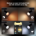 PHILIPS HUE Fugato opbouwspot - wit en gekleurd licht - 1-lichts - zwart