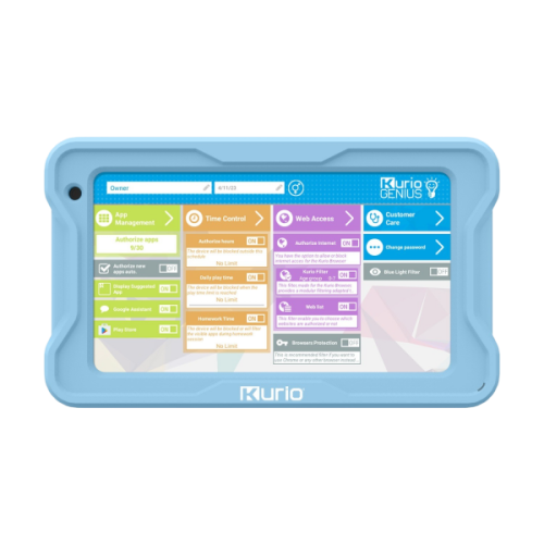 KURIO Tab Lite - 7 inch - 32 GB - Blauw - Kindertablet