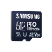 SAMSUNG Samsung PRO Ultimate met kaartlezer – SD kaart 512 GB – 200 & 130 MB/s – Geheugenkaart camera