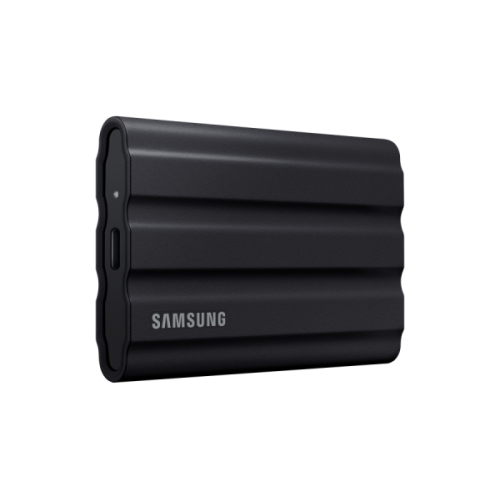 SAMSUNG T7 Shield 1TB USB 3.2 Gen 2 (10Gbps, Type-C) Externe Solid State Drive (Portable SSD) Zwart (MU-PE1T0S)