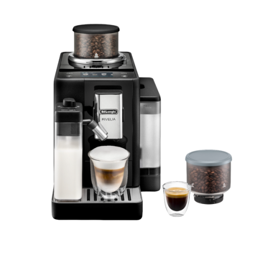 DE LONGHI Rivelia EXAM440.55.B Volautomatische espressomachine Zwart