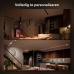 PHILIPS HUE Perifo Railverlichting Plafond Wit en Gekleurd Licht 3-spots/1 lichtbalk Basisset Zwart