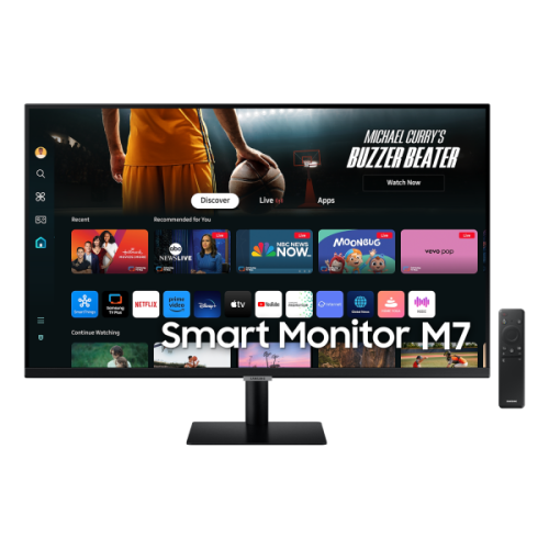 SAMSUNG Smart Monitor M7 LS32DM702UUXEN - 32 inch - 3840 x 2160 (Ultra HD 4K) - VA-paneel
