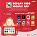 DEPLAY Kids Tablet SMART - 8 inch - 64 GB - Rood - Wifi