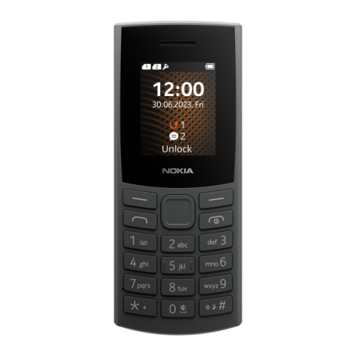 NOKIA 105 4G - 128 MB Grijs met LYCA-simkaart
