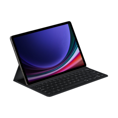 SAMSUNG Galaxy Tab S9/S9FE Book Cover Keyboard Slim Zwart