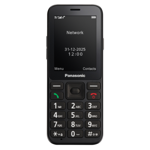 PANASONIC KX-TU250EXB Senior Feature Phone 4G - 128 MB Zwart