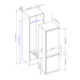 OK. OBK17836D Inbouw Koel- Vriescombi D Koel-vriescombinatie Wit
