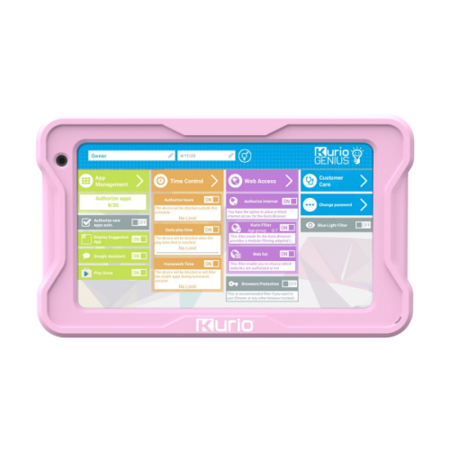 KURIO Tab Lite - 7 inch - 32 GB - Roze - Kindertablet