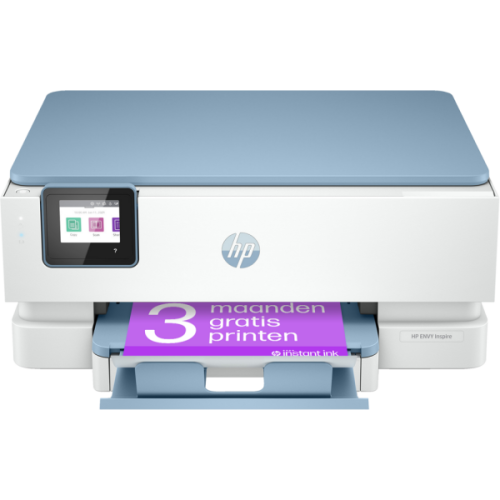 HP Envy Inspire 7221e - Instant Ink - Printen, kopiëren en scannen - Inkt All-in-one-printer Blauw