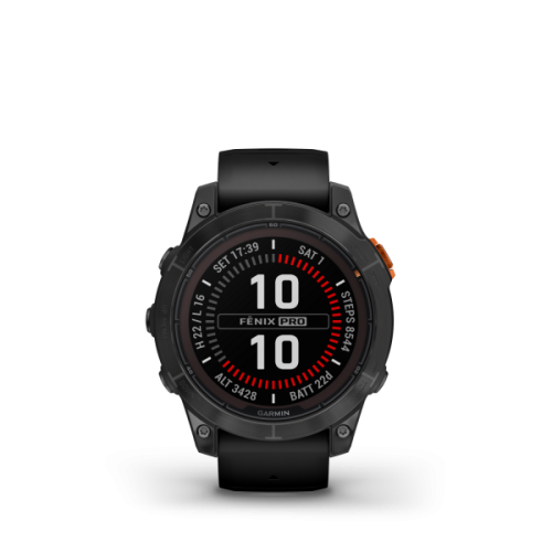 GARMIN fenix 7 Pro Solar Edition - 47 mm Slate Gray/Black