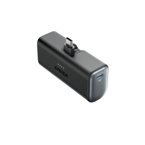 ANKER Anker Nano (22.5 W, geïntegreerde USB-C-aansluiting) Powerbank Zwart