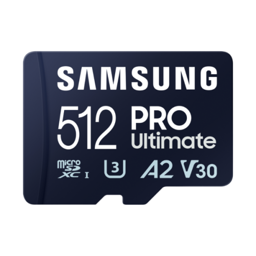 SAMSUNG Samsung PRO Ultimate – micro SD kaart 512 GB – 200 & 130 MB/s – Inclusief SD Adapter