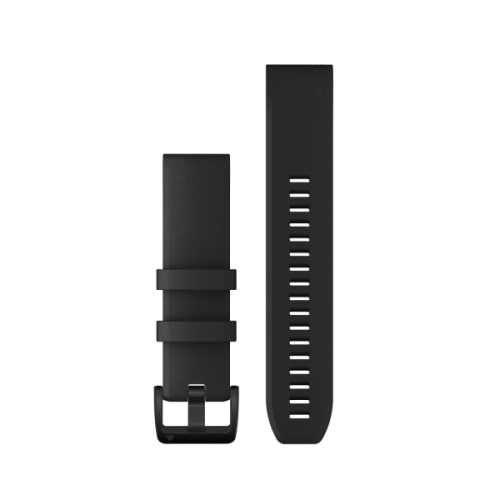 GARMIN Siliconen band 22mm zwart/zwart