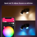 PHILIPS HUE Fugato opbouwspot - wit en gekleurd licht - 2-lichts - zwart