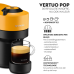 MAGIMIX Nespresso Vertuo POP Geel