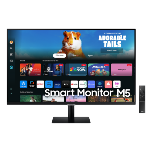 SAMSUNG Smart Monitor M5 LS27DM502EUXEN - 27 inch - 1920 x 1080 (Full HD) - VA-paneel