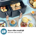 PHILIPS 3000 Series Dual Basket Airfryer Zwart