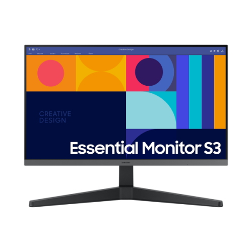 SAMSUNG Essential Monitor S3 LS24C332GAUXEN - 24 inch - 1920 x 1080 (Full HD) - IPS-paneel