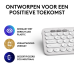 LOGITECH Pebble Keys 2 K380s Bluetooth-toetsenbord voor meerdere apparaten - Wit