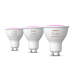 PHILIPS HUE Spot - White and Color Ambiance - GU10 (3 pack) - Slimme ledlamp Wit