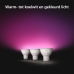 PHILIPS HUE Spot - White and Color Ambiance - GU10 (3 pack) - Slimme ledlamp Wit