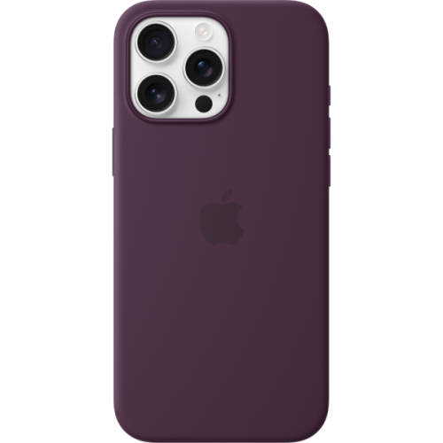 APPLE Silicone MagSafe Cover voor Apple iPhone 16 Pro Max Plum