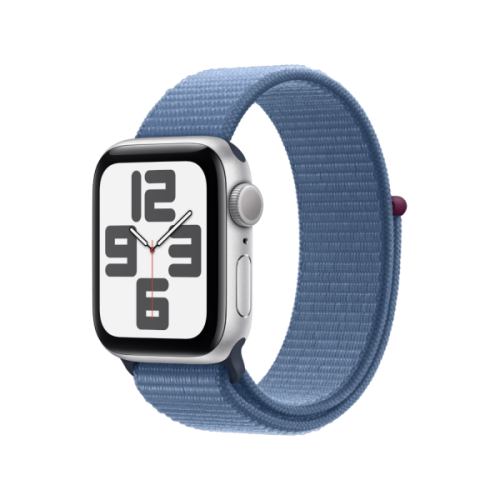 APPLE Watch SE GPS 40 mm Zilver Aluminium Case/Winterblauw Sport Loop