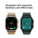 APPLE Watch Ultra 2 GPS + Cellular 49mm Dark Green Alpine Loop Medium Smartwatch Dark Green