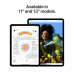 APPLE iPad Air (2024) - 11 inch - Wifi - 128 GB - Paars