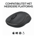 LOGITECH M240 Stille Bluetooth Muis Draadloos - Grijs