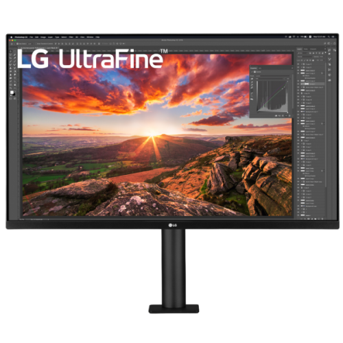 LG UltraFine Ergo 32UN880P-B.AEU - 31.5 inch - 3840 x 2160 (Ultra HD 4K) - IPS-paneel - in hoogte verstelbaar