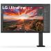 LG UltraFine Ergo 32UN880P-B.AEU - 31.5 inch - 3840 x 2160 (Ultra HD 4K) - IPS-paneel - in hoogte verstelbaar