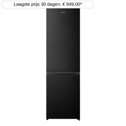 HISENSE RB440N4AFA Koel-vriescombinatie Zwart