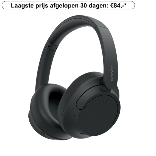 SONY WH-CH720N Hoofdtelefoon Zwart