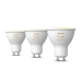 PHILIPS HUE Spot - White Ambiance - GU10 (3 pack) - Slimme ledlamp Wit