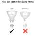 PHILIPS HUE Spot - White Ambiance - GU10 (3 pack) - Slimme ledlamp Wit