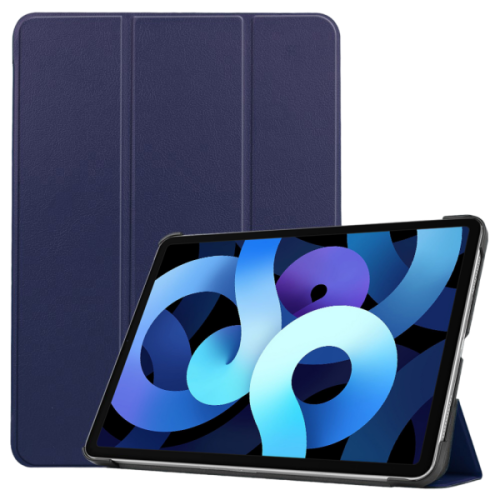 JUST IN CASE iPad Air 10.9 Trifold Beschermhoes  Blauw