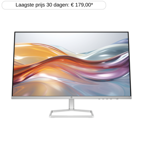 HP Series 5 527sh - 27 inch - 1920 x 1080 (Full HD) - IPS-paneel - in hoogte verstelbaar