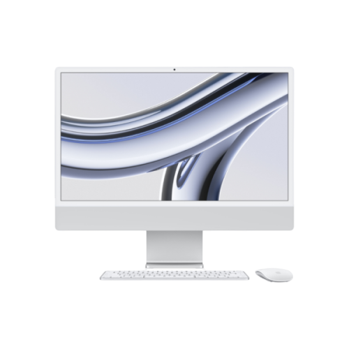 APPLE iMac 24-inch Zilver (M3) - 8-core CPU - 8-core GPU - 8GB - 256GB