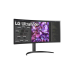 LG 34WQ75C-B - 34 inch - 3440 x 1440 (UW Quad HD) - IPS-paneel - in hoogte verstelbaar