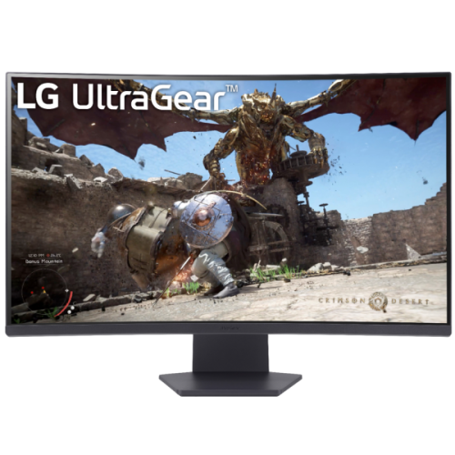 LG UltraGear 32GS60QC-B.AEUQ - 31.5 inch - 2560 x 1440 (Quad HD) - 1 ms - 180 Hz