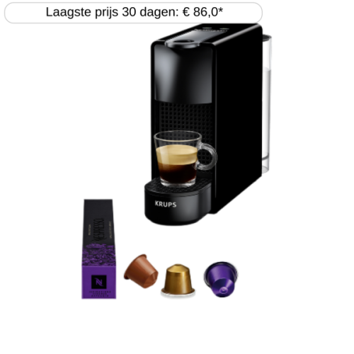 KRUPS Nespresso XN1108 Essenza Mini Zwart